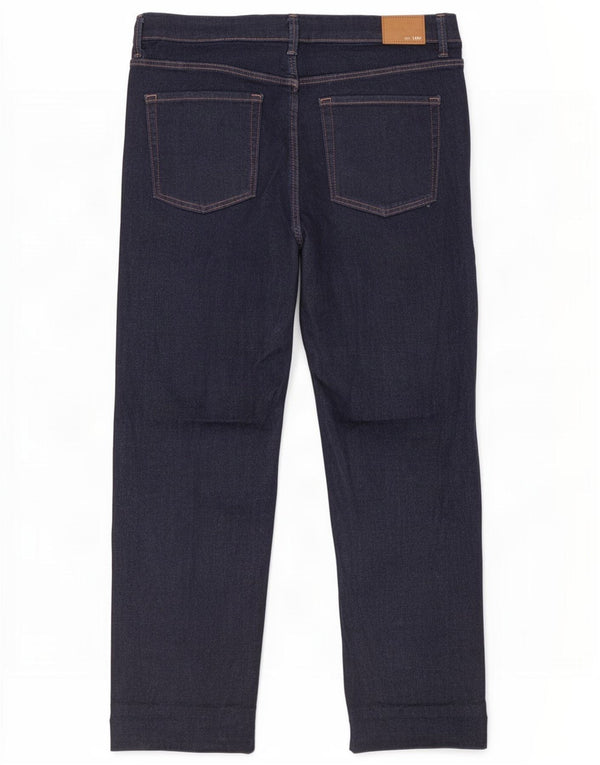 Jeans dritti Marks & Spencer da donna The Sienna UK 18 XL W36 L27 Blu navy