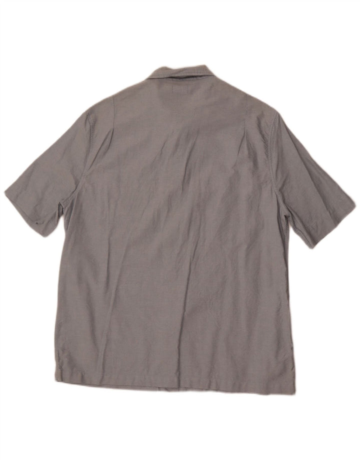 Camicia a maniche corte da uomo Levi's Large in cotone blu