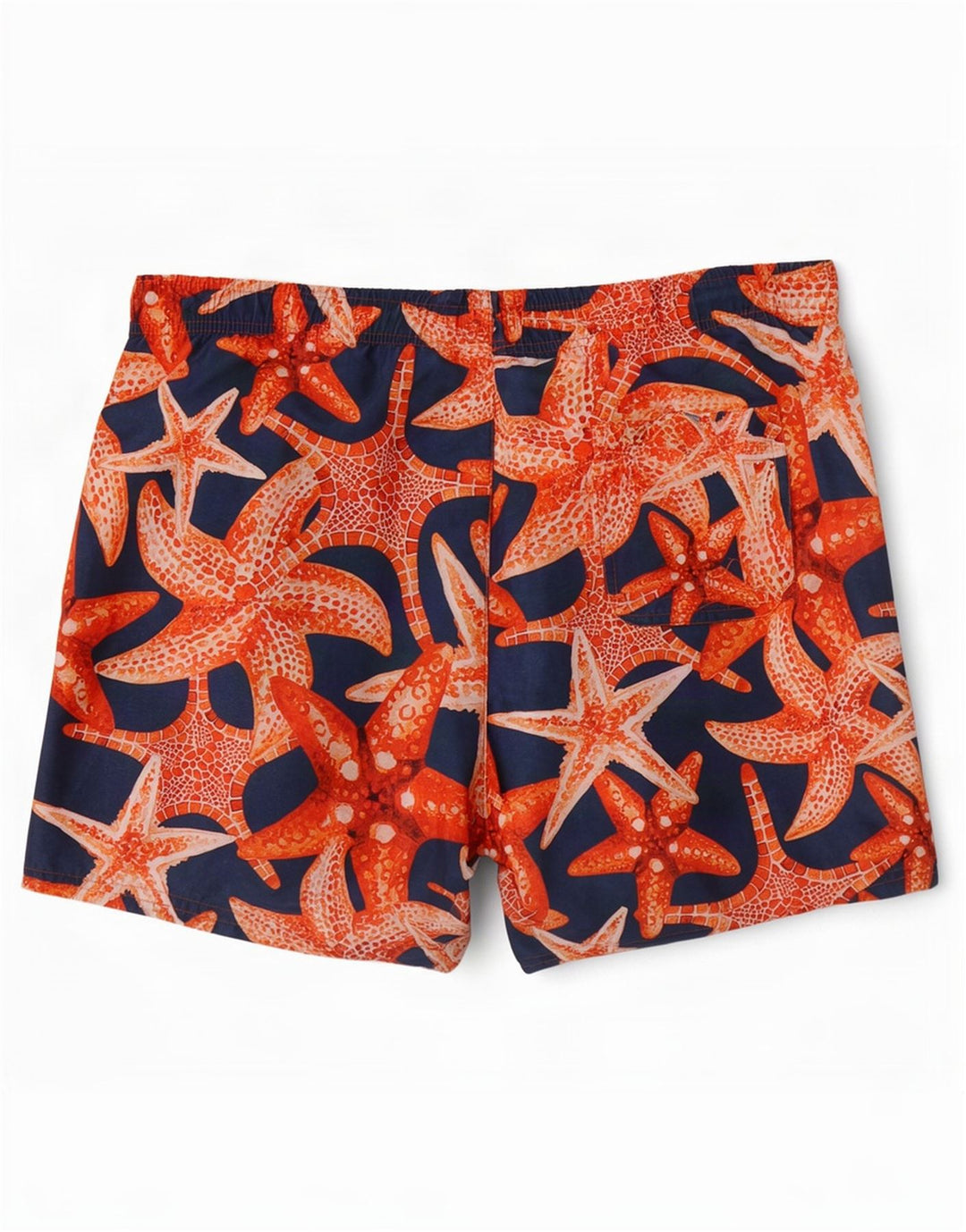 Pantaloncini da bagno Hugo Boss da uomo con motivo astratto, grandi, in poliammide blu navy
