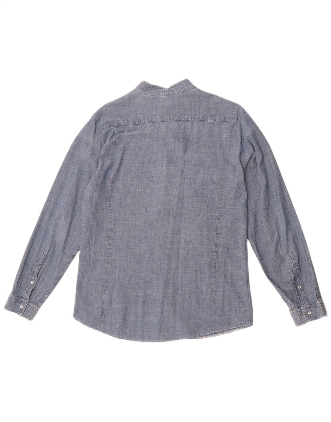 Camicia di jeans da uomo Mauro Grifoni taglia 42 16 1/2 grande blu