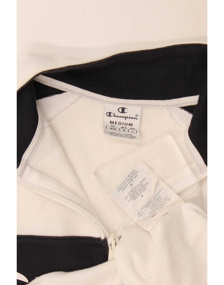 Giacca da tuta grafica da donna Champion UK 12 Medium White Colourblock