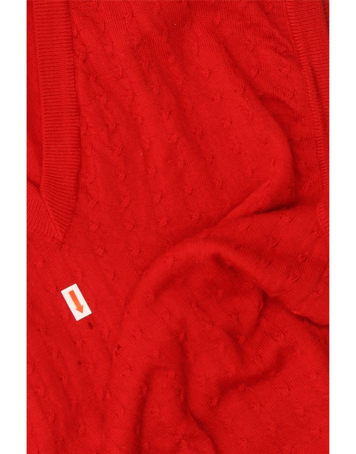 MORGANO Canottiera da uomo Canotta piccola in lana rossa