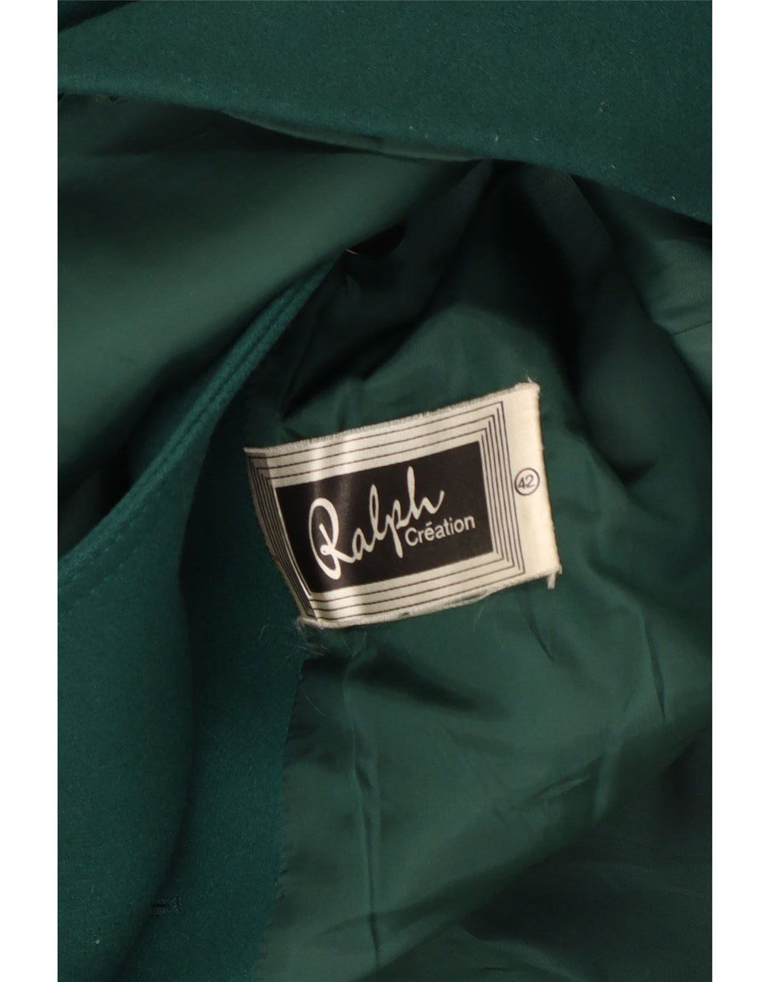 Cappotto doppiopetto da donna RALPH IT 42 Verde medio