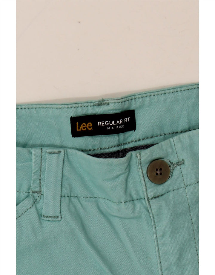 Pantaloncini casual da donna a vita media con vestibilità regolare LEE W32 Large Turchese