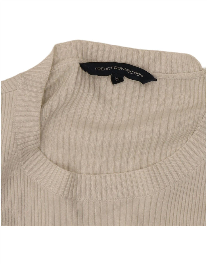 Maglia da donna a maniche lunghe French Connection UK 10 piccola bianca