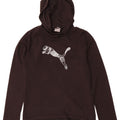 Felpa con cappuccio grafica da donna PUMA UK 8 Small Poliestere nero