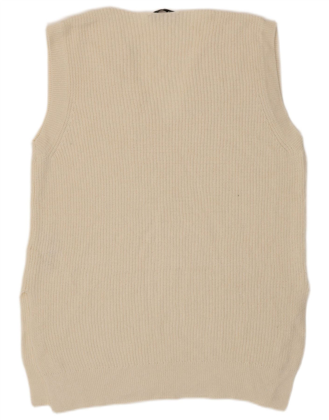 Canottiera da uomo Zara Canottiera piccola in cotone beige