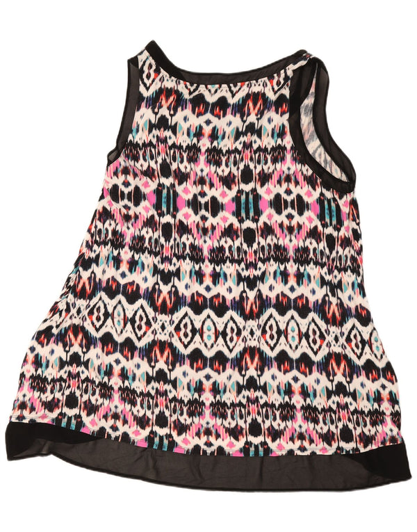 Abito tunica senza maniche da donna Autograph UK 24 2XL multicolore geometrico