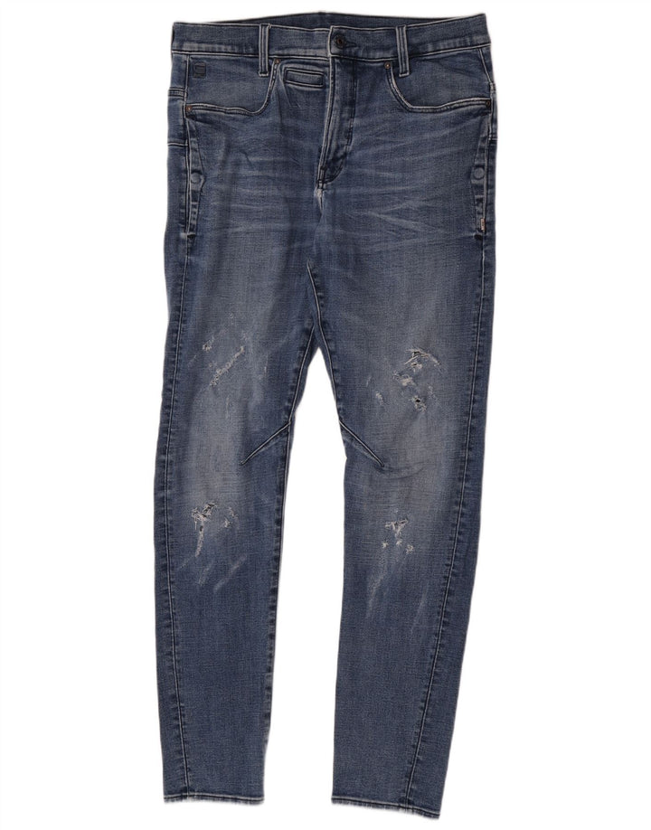 Jeans slim invecchiati da uomo G-Star W34 L32 Blu