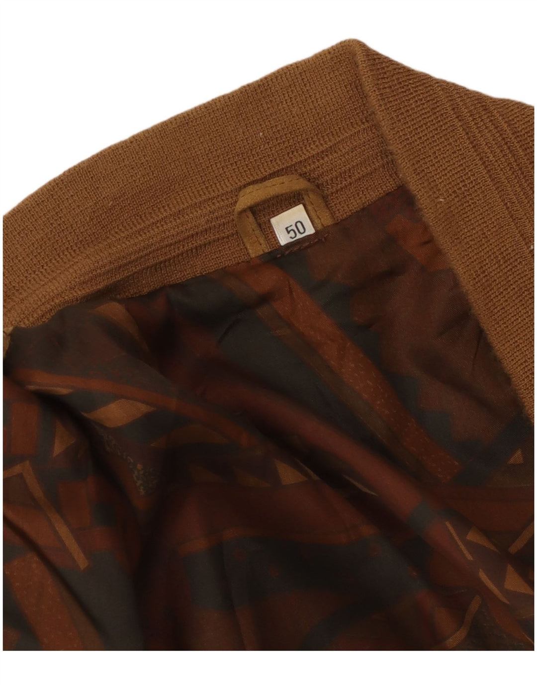 Giubbotto bomber in pelle scamosciata da uomo VINTAGE IT 50 Large Marrone