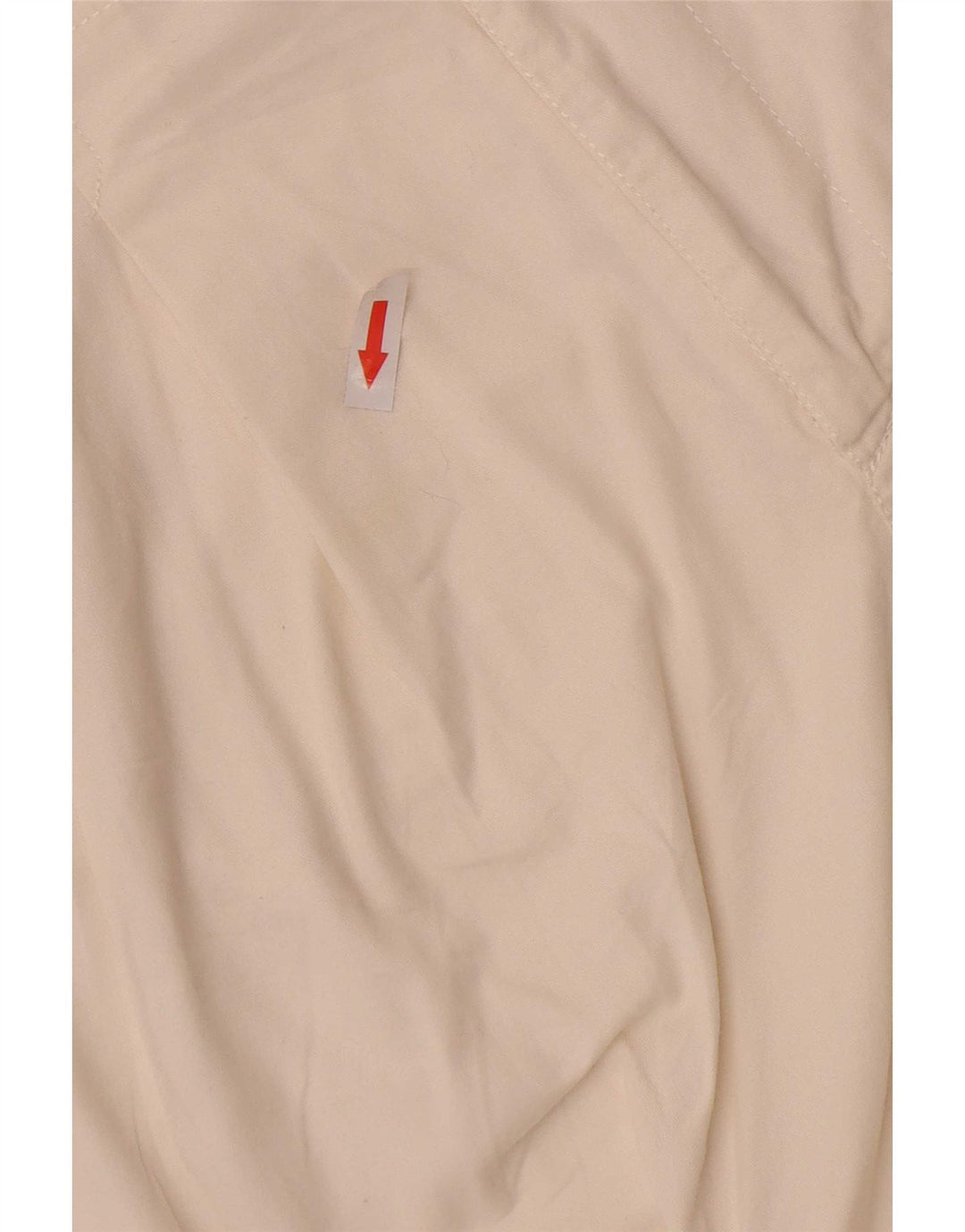 Pantaloncini chino vintage a vita alta da donna medi W28 bianco sporco