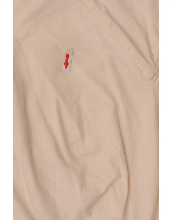 Pantaloncini chino vintage a vita alta da donna medi W28 bianco sporco