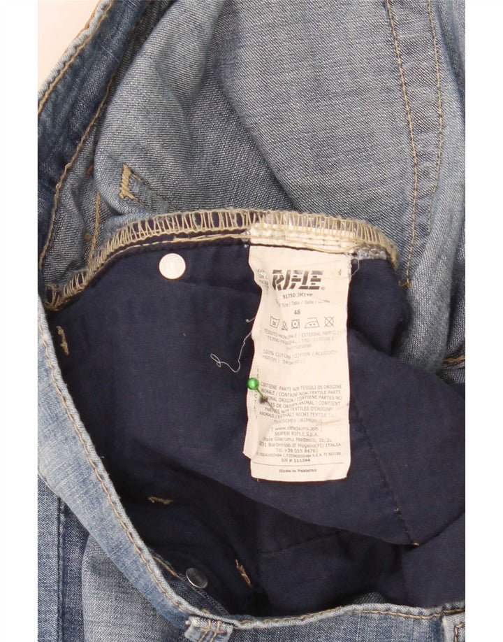 Jeans slim da uomo Rifle W36 L31 in cotone blu