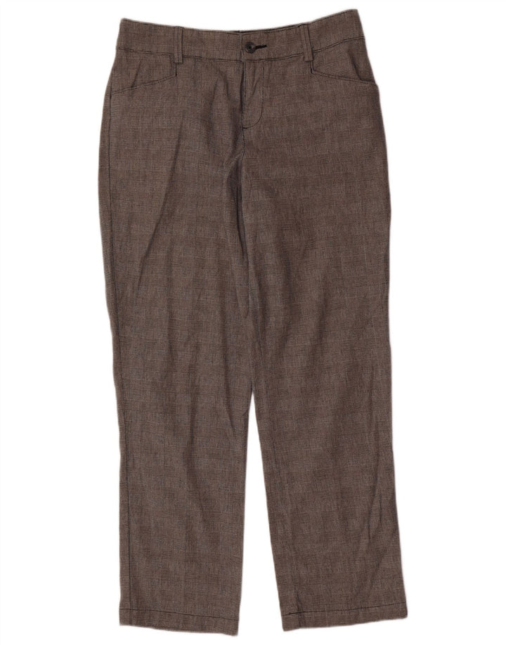 Pantaloni casual da donna LEE dalla vestibilità rilassata US 8 Medium W32 L29 a quadri grigi