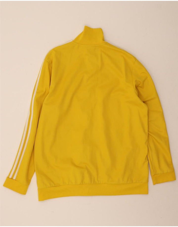 Giacca da ginnastica da uomo Adidas XL in cotone giallo