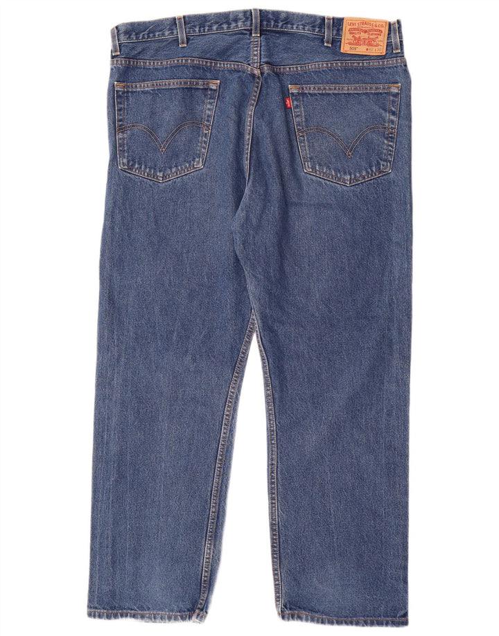 Jeans dritti da uomo Levi's 505 vestibilità regolare W42 L30 cotone blu