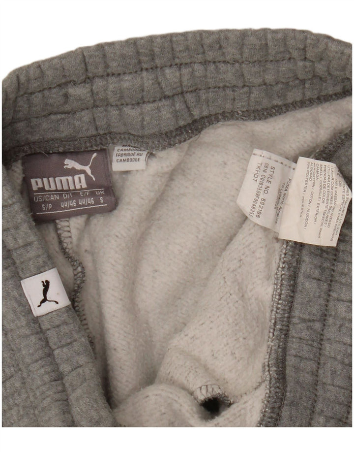 Pantaloni da tuta da uomo PUMA piccoli in cotone grigio