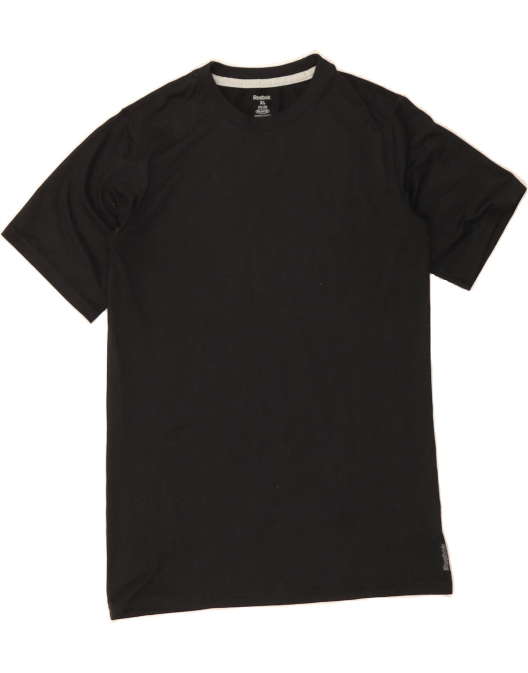 REEBOK Boys T-Shirt Top 15-16 Years XL Black Polyester Vintage Reebok and Second-Hand Reebok from Messina Hembry 