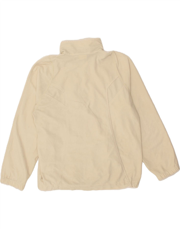 DIADORA Womens Tracksuit Top Jacket UK 16 Large Beige Polyester Vintage Diadora and Second-Hand Diadora from Messina Hembry 