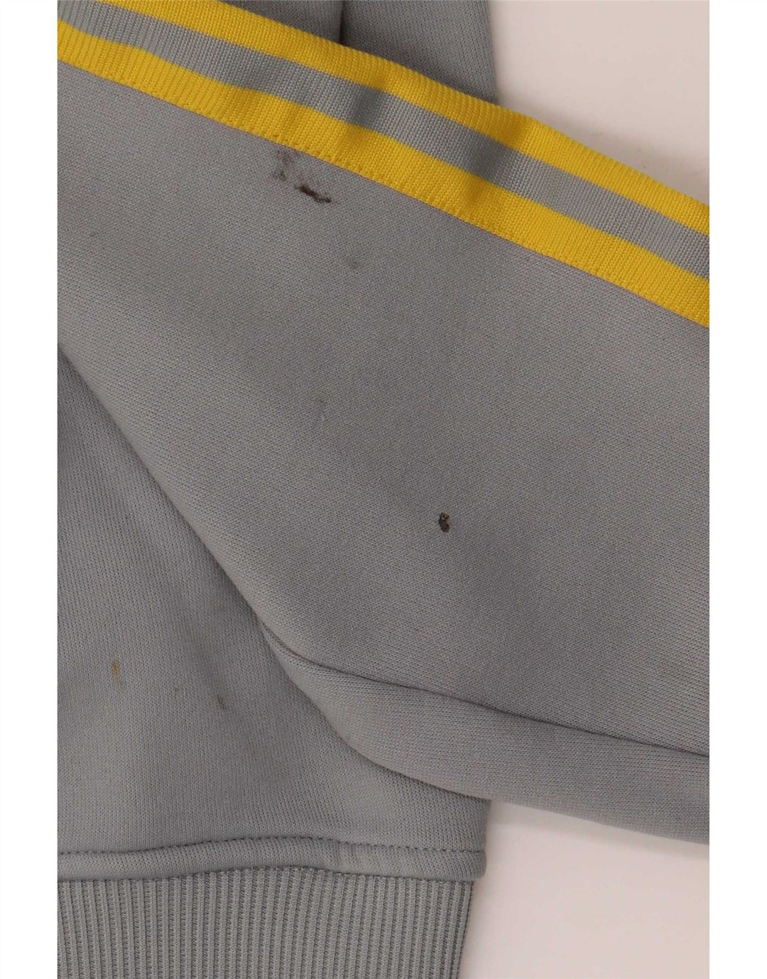 Maglione con cappuccio e zip da donna Adidas UK 12 Poliestere grigio medio