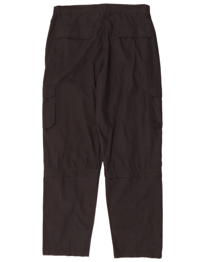 Pantaloni cargo dritti da uomo TOPTEX IT 52 XL W36 L33 Cotone nero