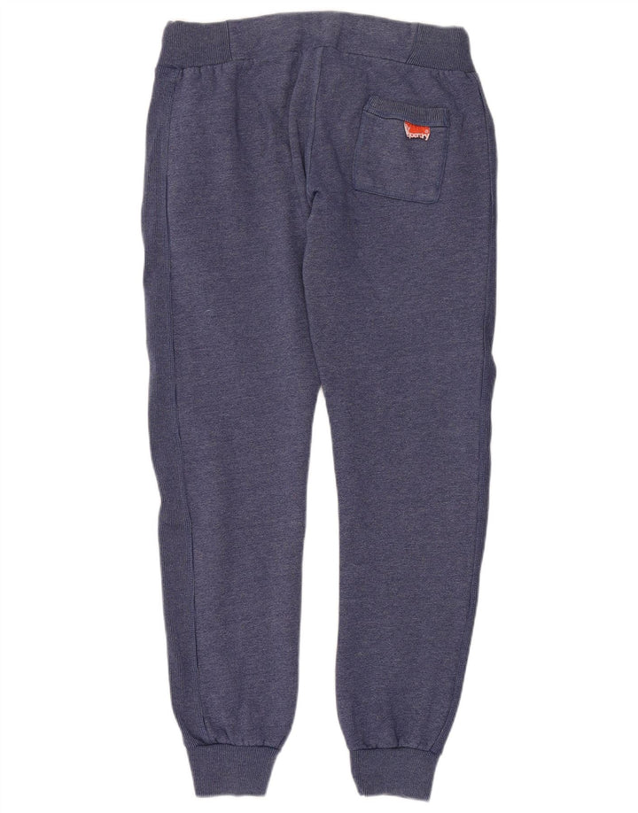 Pantaloni da tuta da uomo Superdry Joggers Large in cotone blu navy