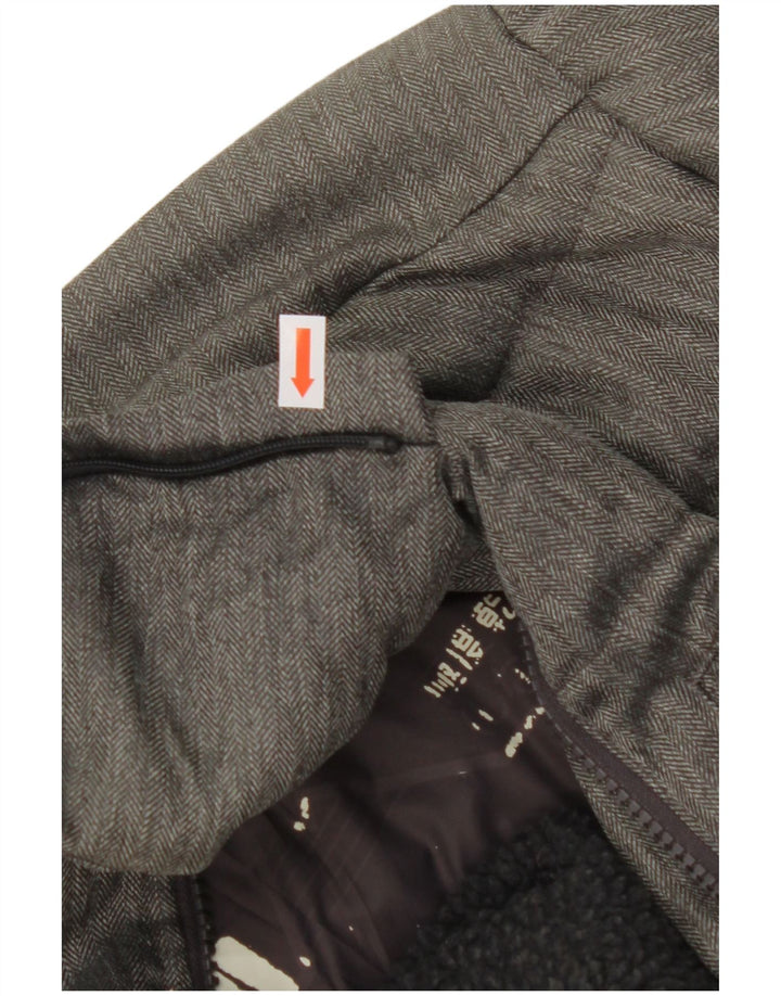 Giacca imbottita da uomo SUPERDRY UK 36 Small nylon color block grigio