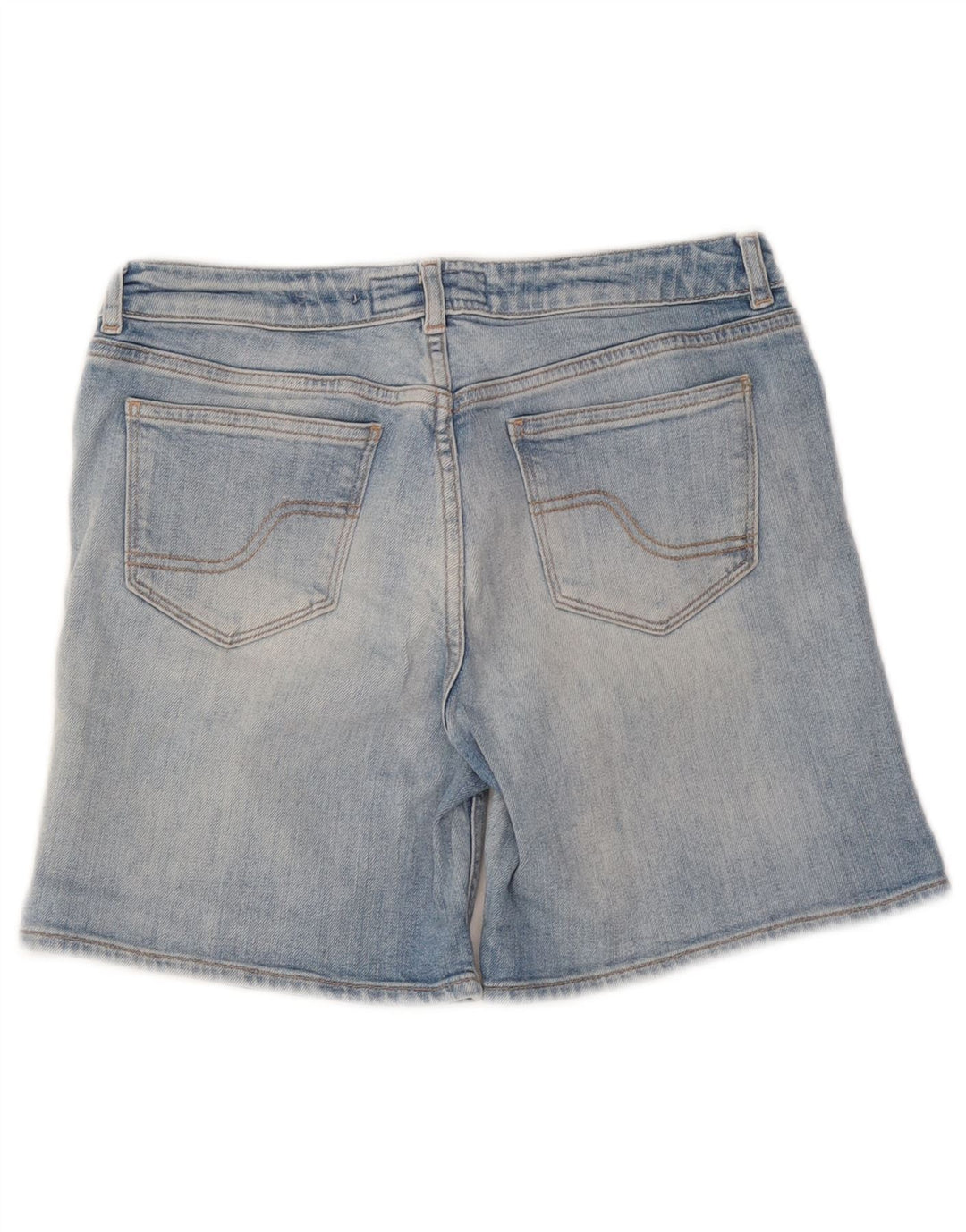 Pantaloncini di jeans da donna Fat Face UK 8 piccoli W30 cotone blu