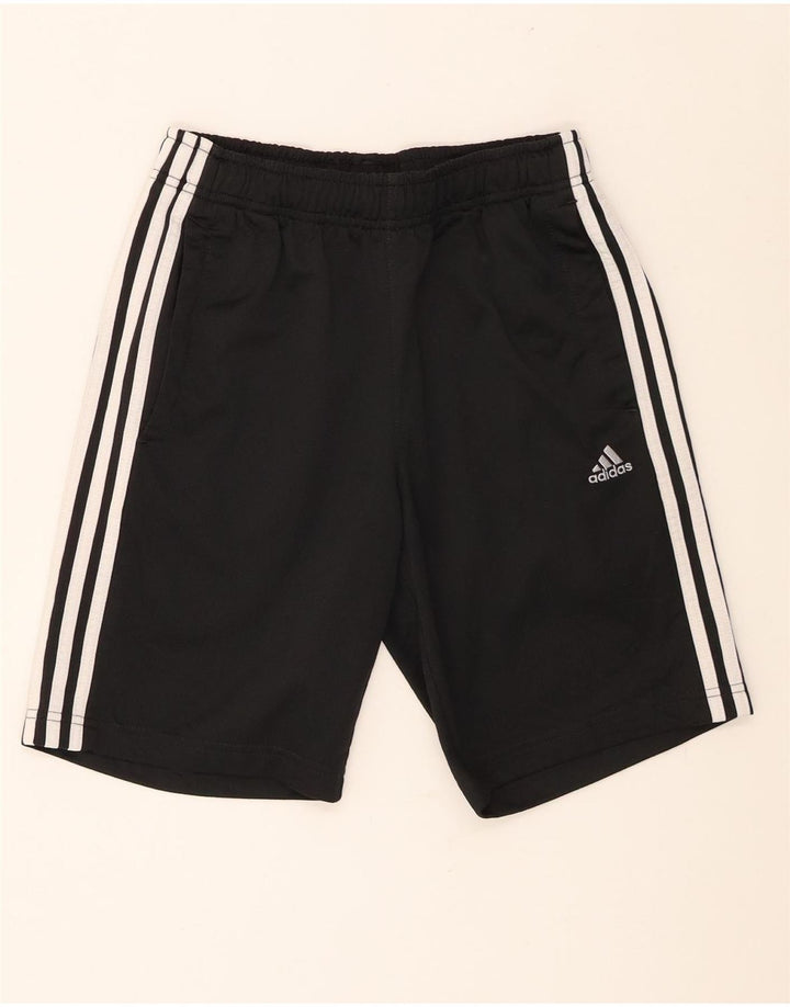 Pantaloncini sportivi Adidas da ragazzo 13-14 anni in poliestere nero