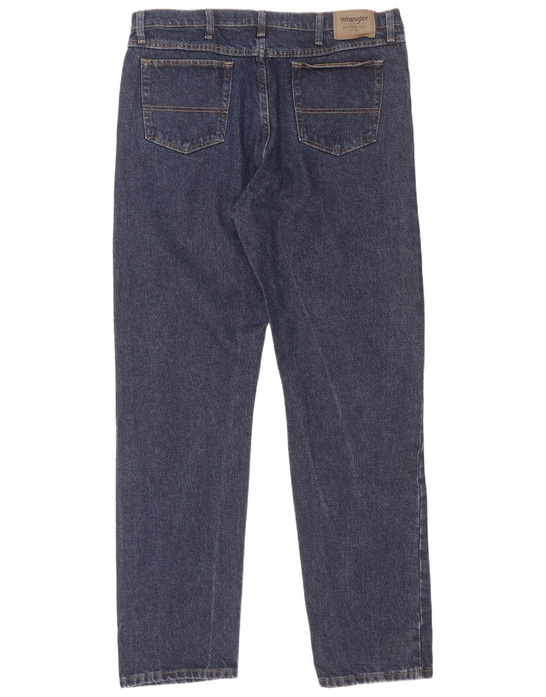 Jeans dritti da uomo Wrangler W40 L36 cotone blu navy