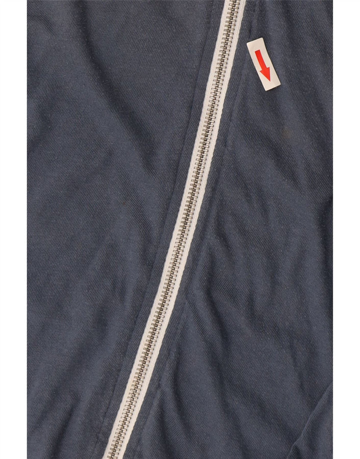 Maglione con cappuccio e zip da uomo Jack & Jones in cotone blu medio