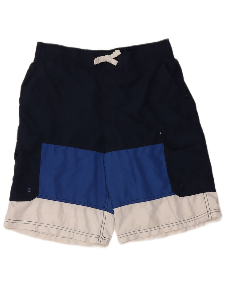 Pantaloncini da bagno da uomo Mountain Warehouse XS in poliestere color block blu navy