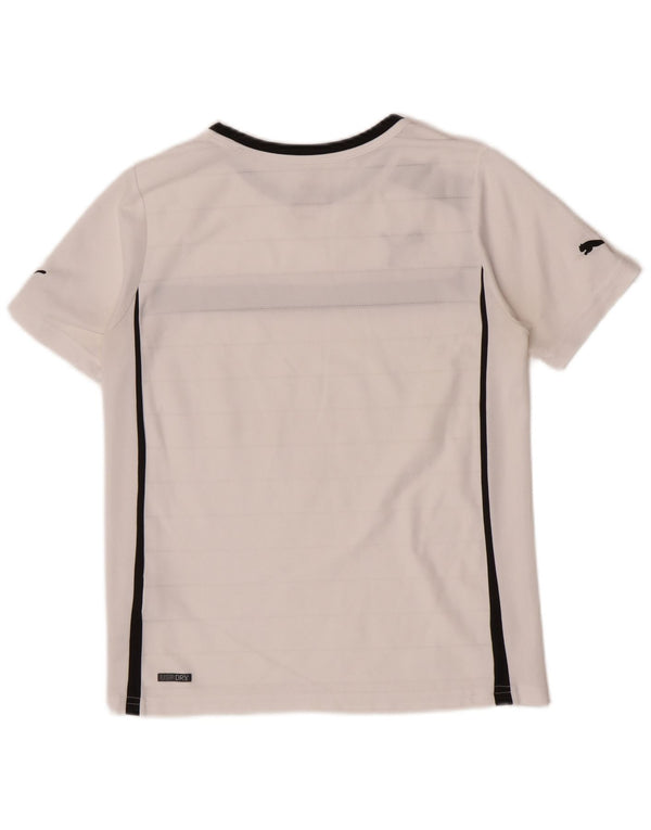 Maglietta grafica regolare da ragazzo Puma 11-12 anni Colorblock bianco