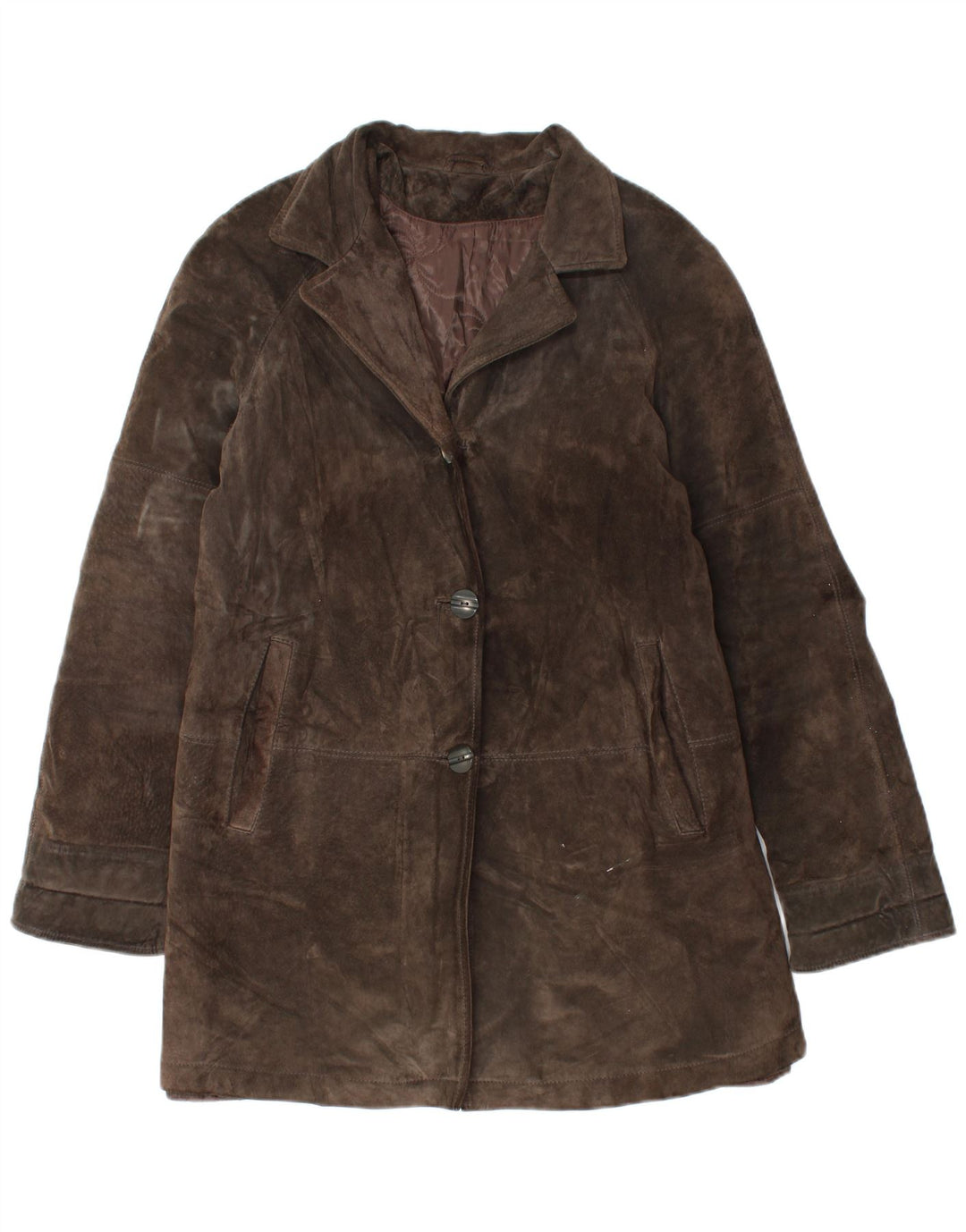 Soprabito Donna Scamosciato Oviesse IT 44 Pelle Marrone Medio