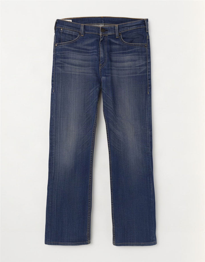 Jeans dritti da uomo Levi's W33 L30 in cotone blu