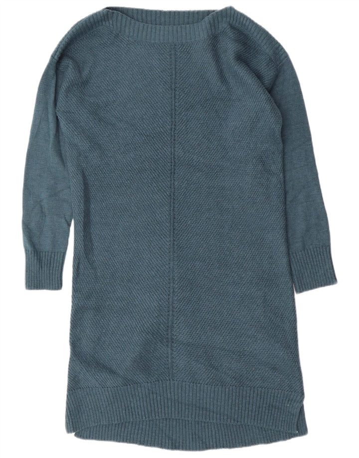 Maglione maglione da donna Fat Face UK 14 grande cotone blu