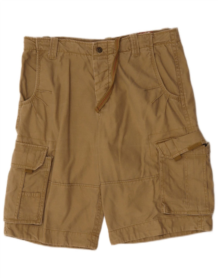 Pantaloncini cargo vintage da uomo IT 50 Large W34 in cotone marrone