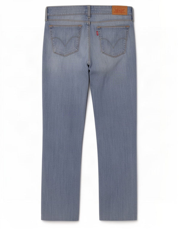 Jeans dritti 570 da donna Levi's W34 L28 cotone blu