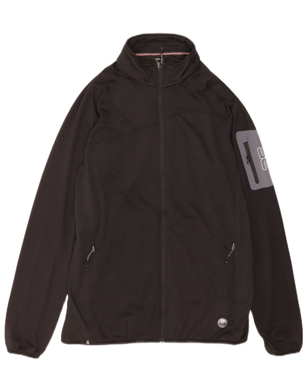 Giacca da tuta da uomo Maul IT 54 XL Poliestere color block nero