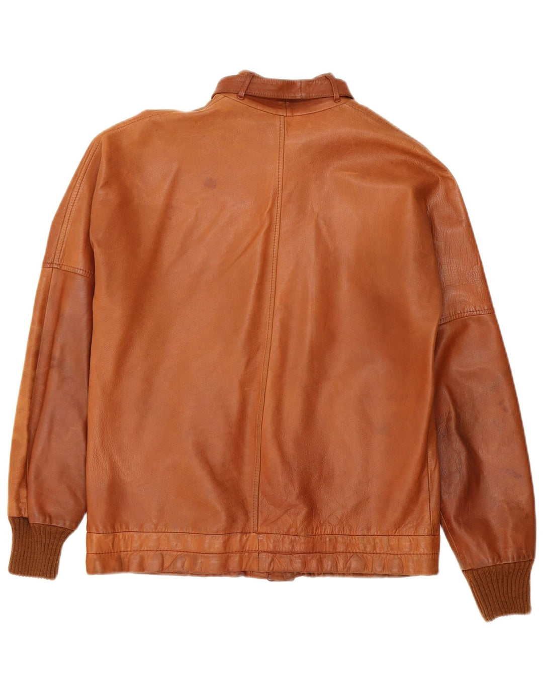 Giacca in pelle vintage da uomo UK 38 Marrone medio