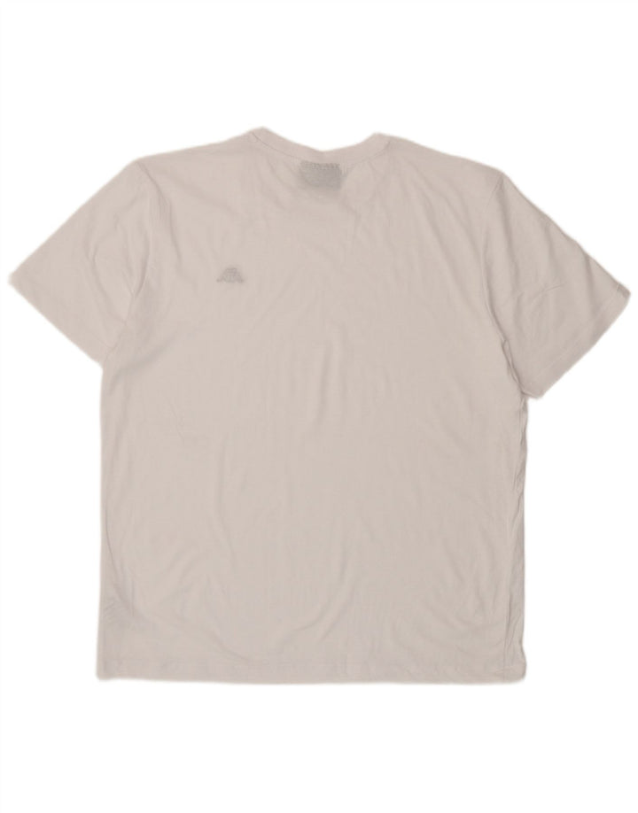 T-shirt da uomo KAPPA Top XL in cotone bianco
