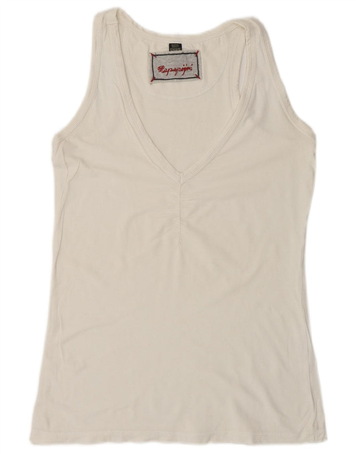 Canotta da donna Napapijri UK 6 XS Bianca