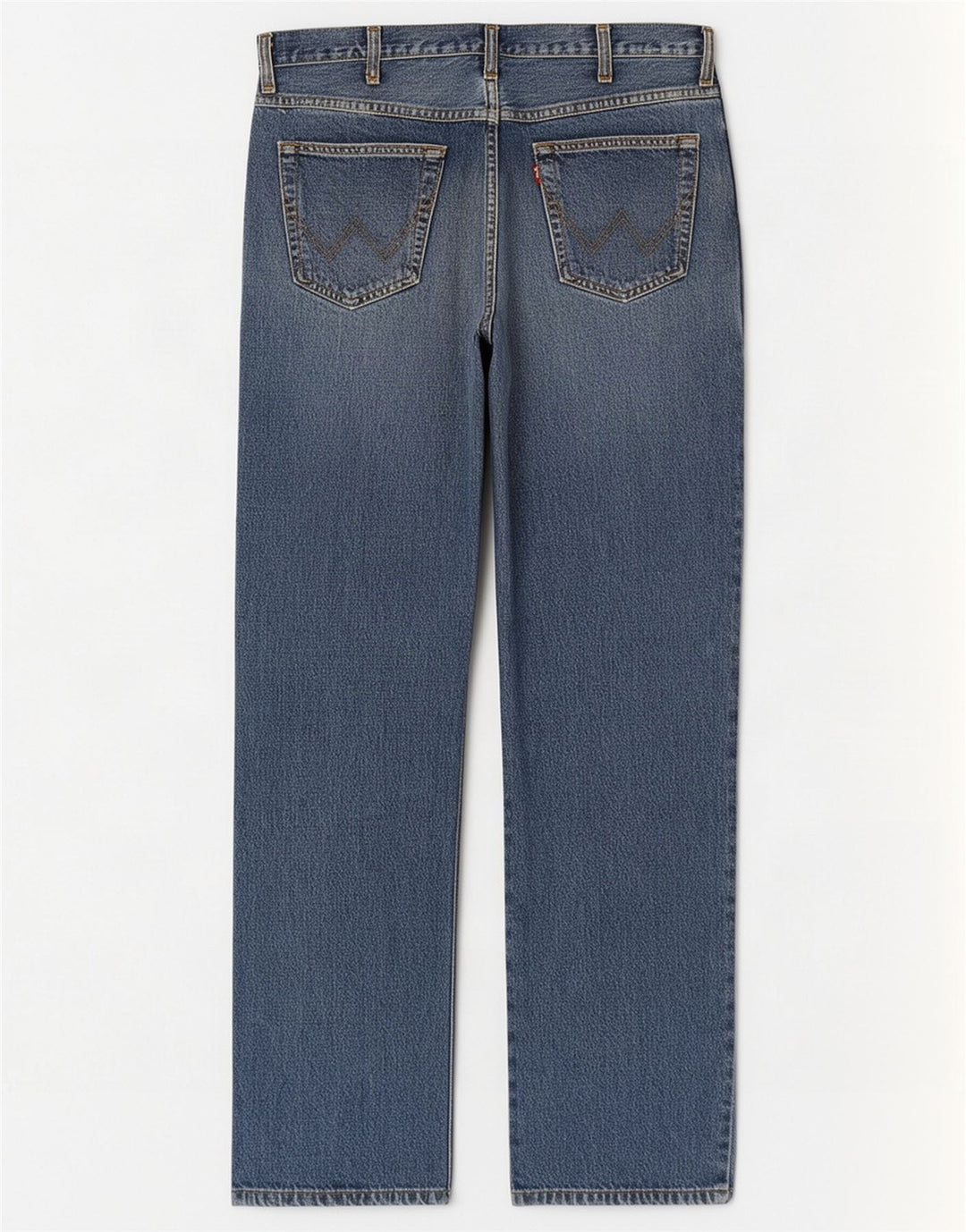 Jeans dritti da uomo Wrangler Texas W36 L32 cotone blu