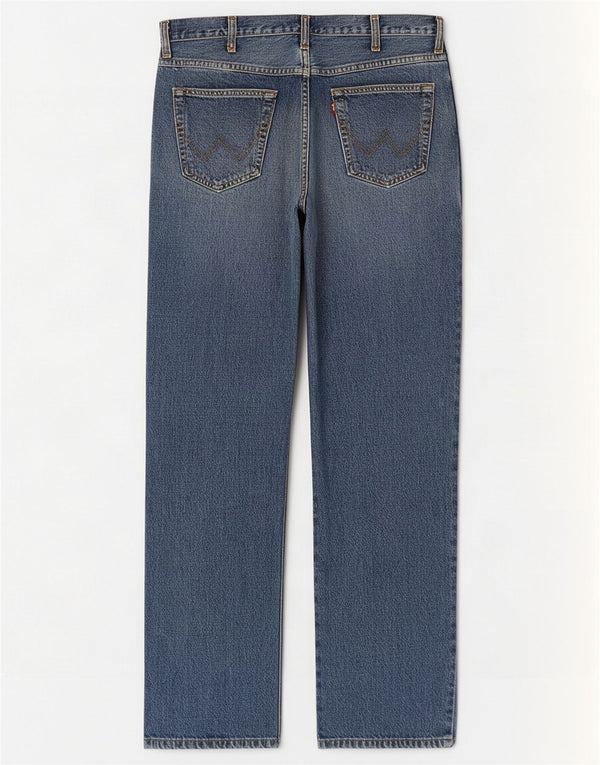 Jeans dritti da uomo Wrangler Texas W36 L32 cotone blu