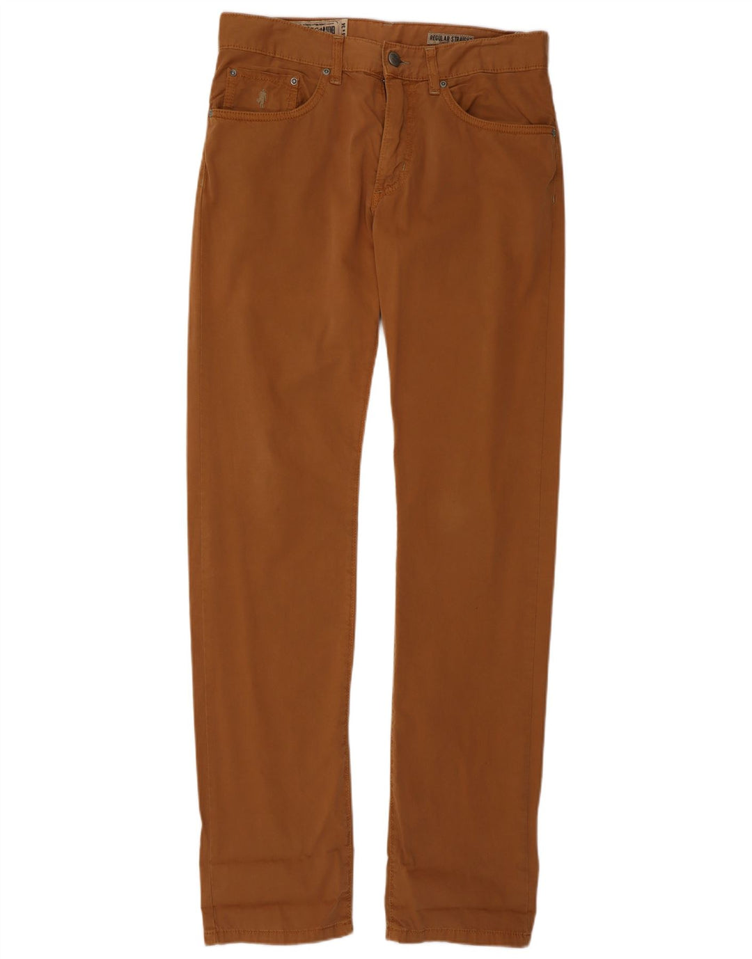 Pantaloni casual dritti regolari da uomo Marlboro Classics W30 L34 Marrone