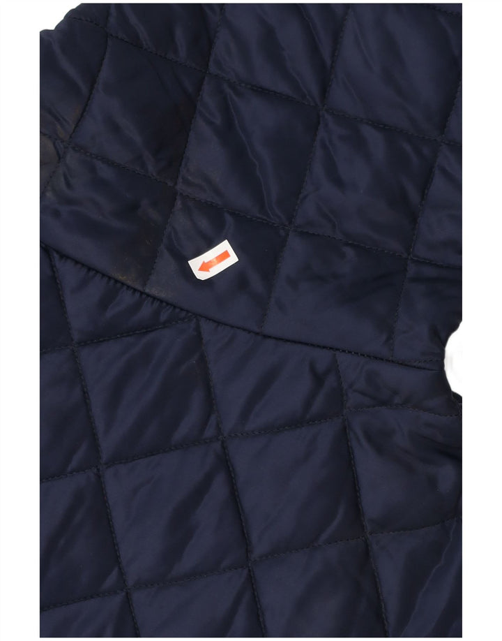 Giacca trapuntata da uomo VINTAGE UK 34 XS Blu Navy