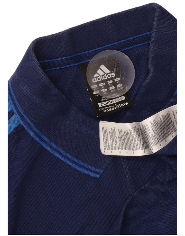 Polo ADIDAS da uomo Clima 365 XL in cotone blu navy