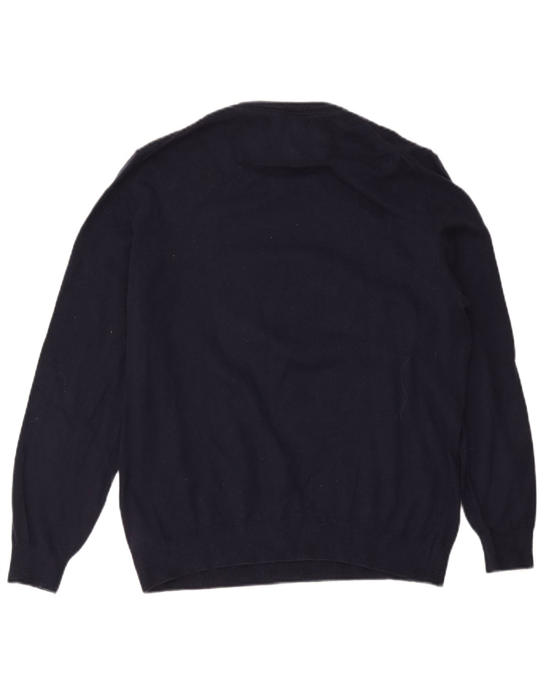 Guess Maglione da uomo con scollo a barchetta con grafica UK 40 Blu navy medio