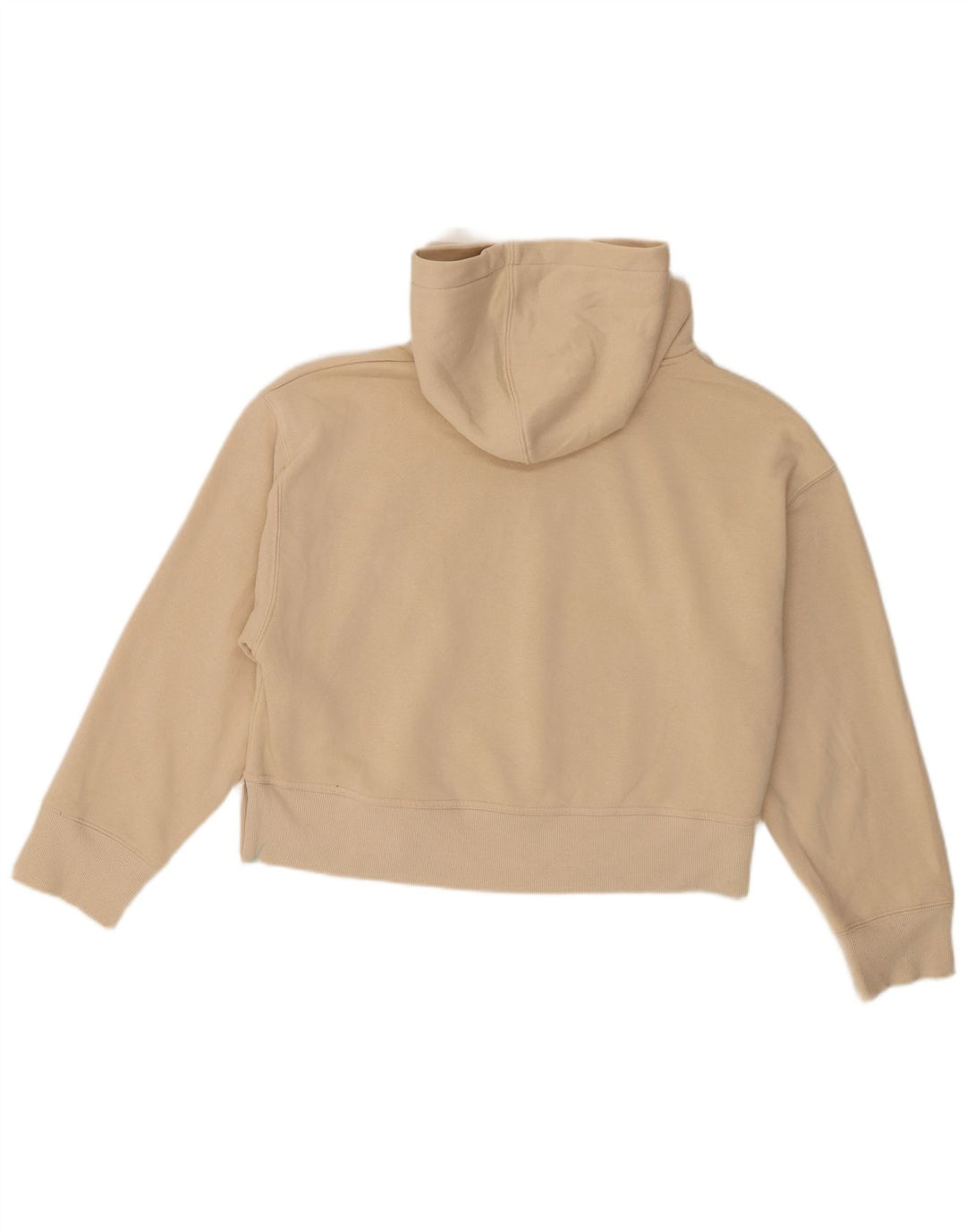 Maglione oversize con cappuccio da donna Zara UK 14 Cotone beige medio