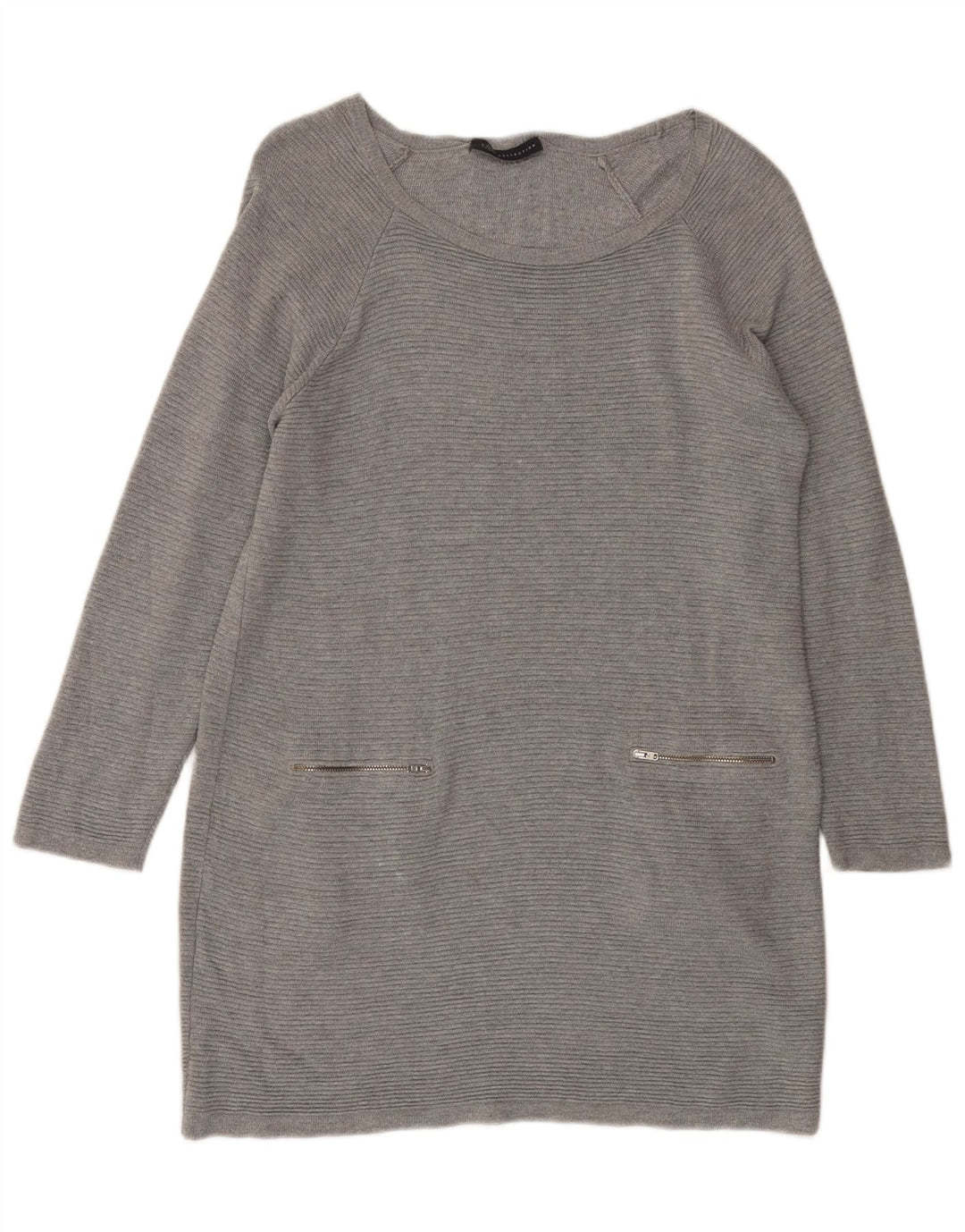 Abito maglione oversize da donna Marks & Spencer UK 10 Small Viscosa grigia